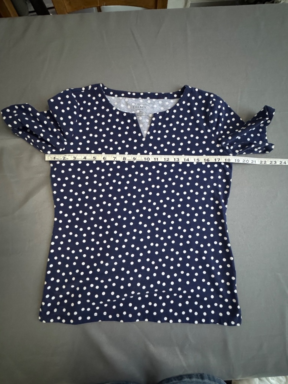 Talbot's Short sleeve The Talbots Tee top Size Medium Petite - Picture 5 of 5